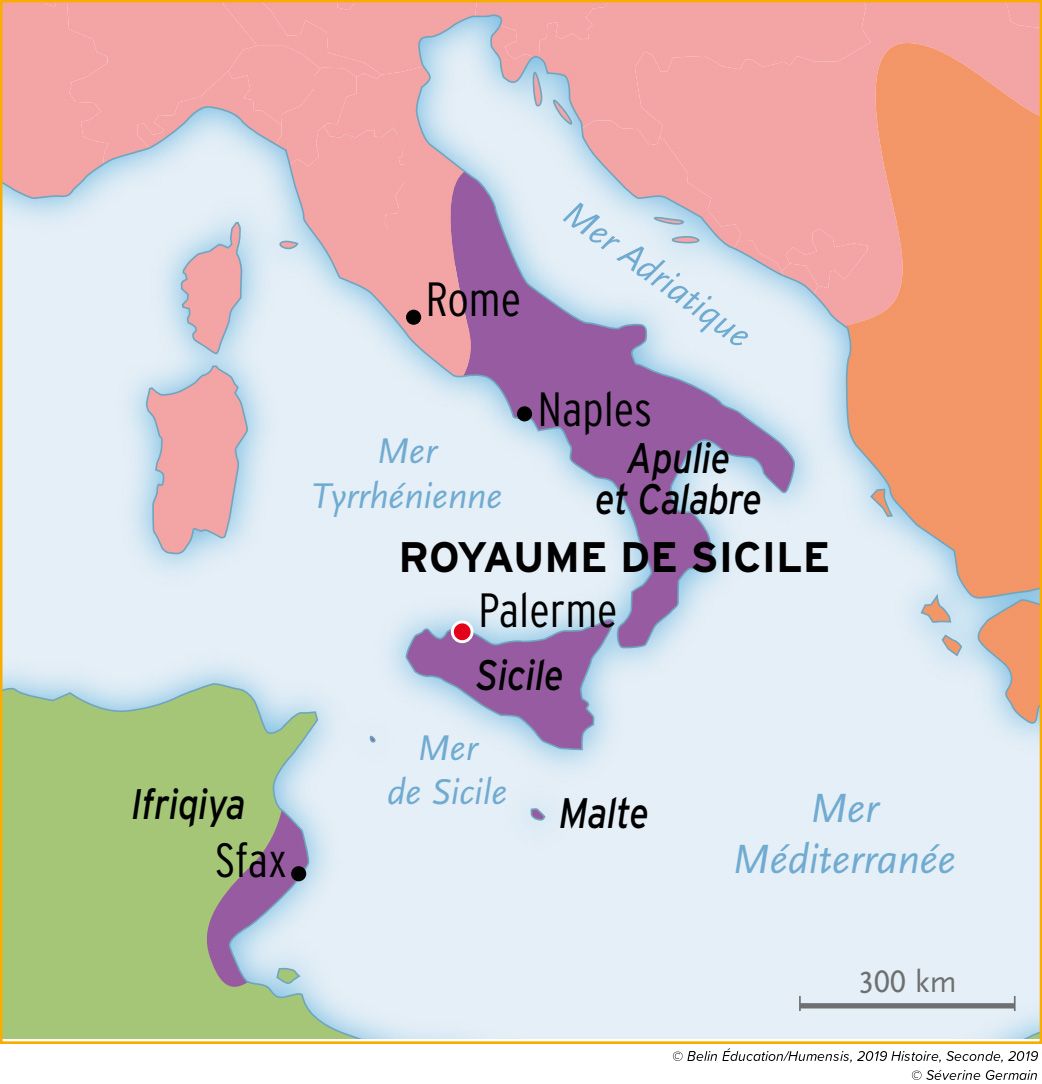 les trois grandes civilisations dans le royaume normands de sicile